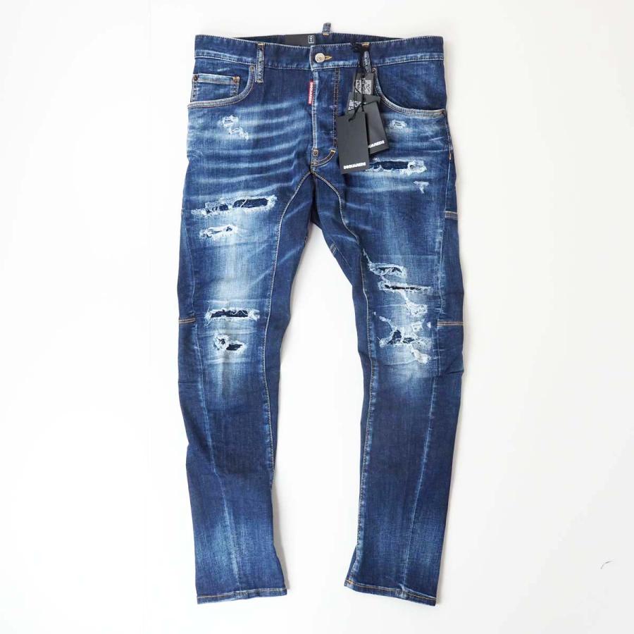 未使用品✨ DSQUARED2 TIDY BIKER JEAN ダメージ加工 DSQUARED2 ディースクエアード TIDY BIKER JEAN バイカー