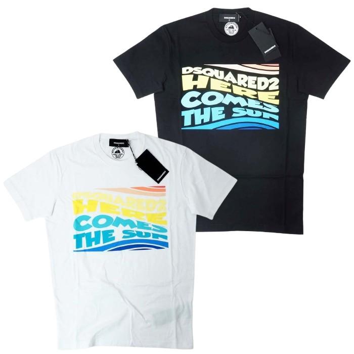 Dsquared2　ディースクエアード　Cool Fit ロゴプリント　Tシャツ Dsquared2 Cool Fit ICON プリント Tシャツ L ホワイト - メルカリ