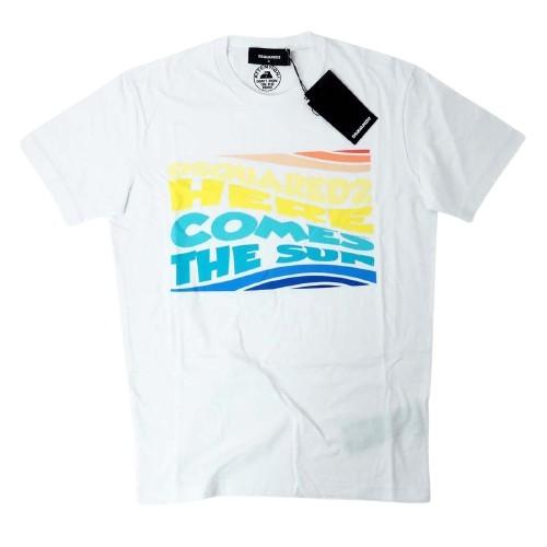 Dsquared2　ディースクエアード　Cool Fit ロゴプリント　Tシャツ DSQUARED2 (ディースクエアード) ロゴプリント クルーネック