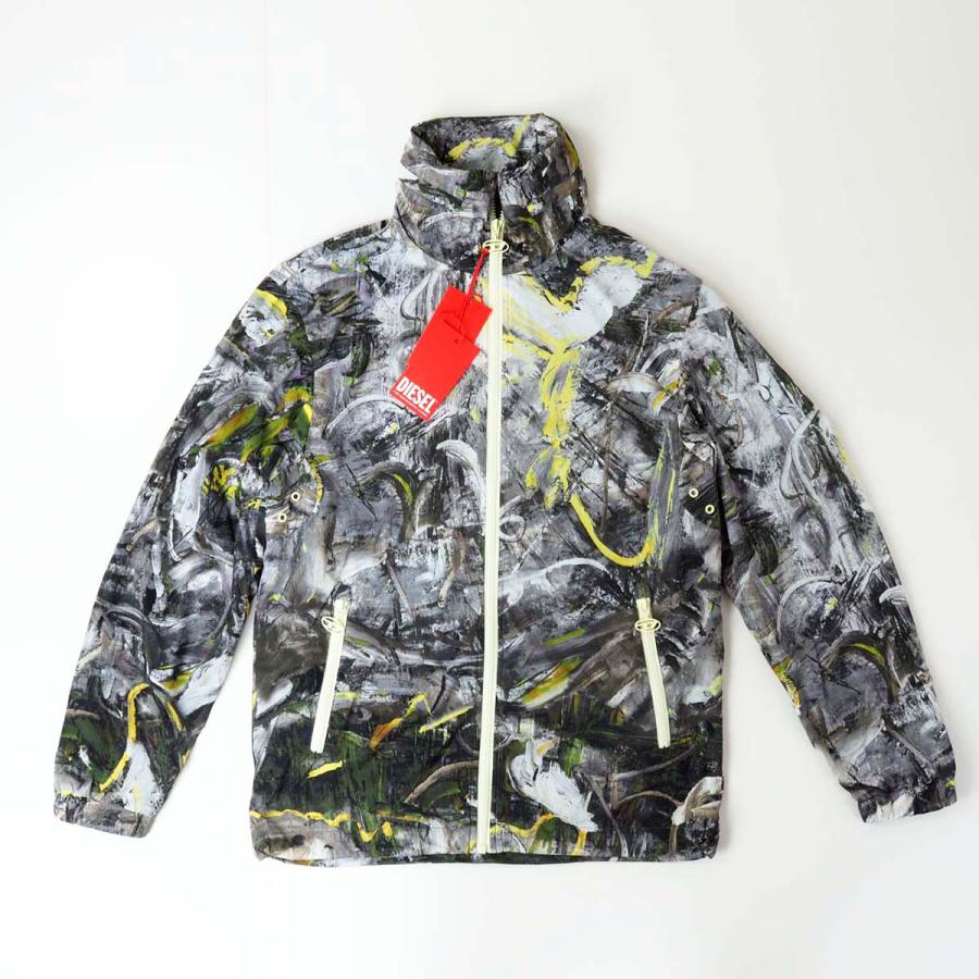 DIESEL グラフィックプリントジャケット DIESEL（ディーゼル）の「グラフィックプリント フーデッド