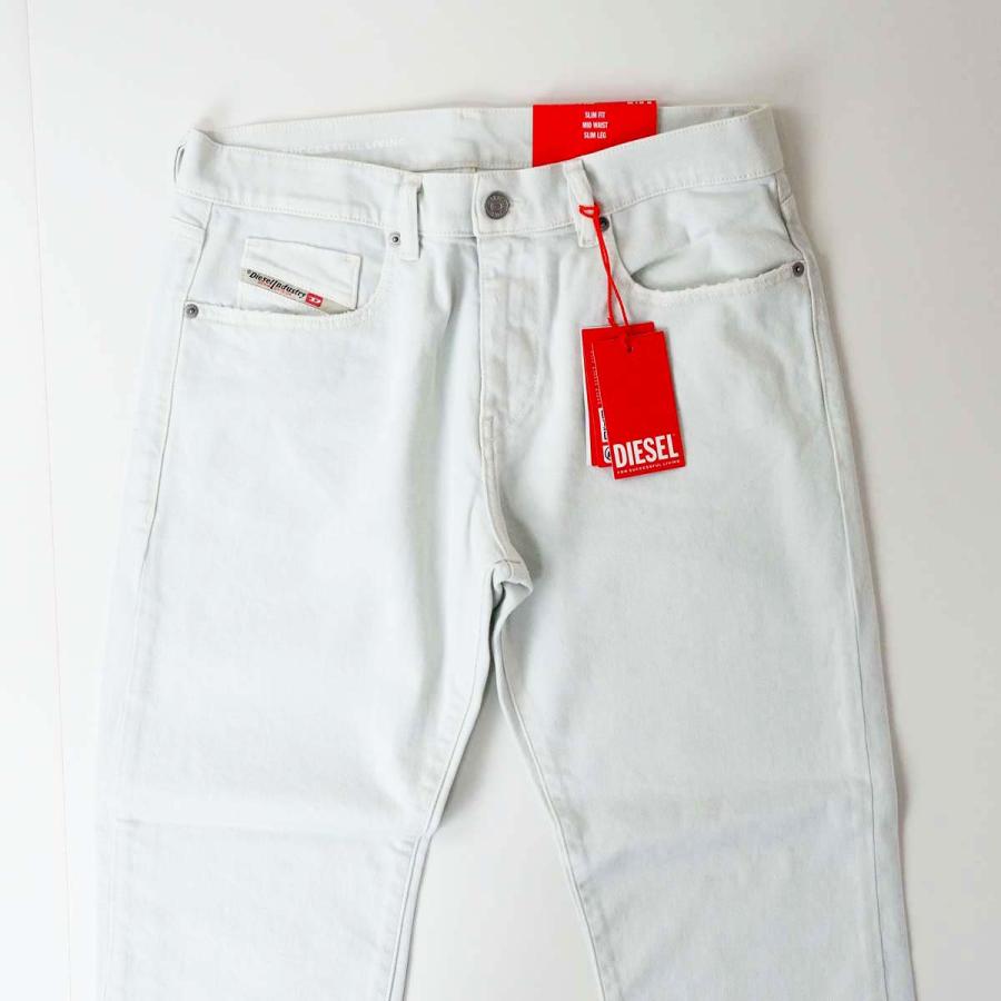 極美品‼️DIESEL 白 ホワイト ペイント ダメージ 加工 スキニー スリム 