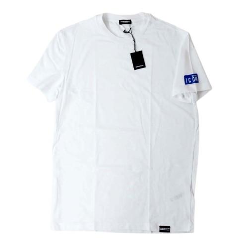 DSQUARED2（ディースクエアード） ICON ロゴ ストレッチ 半袖 Tシャツ
