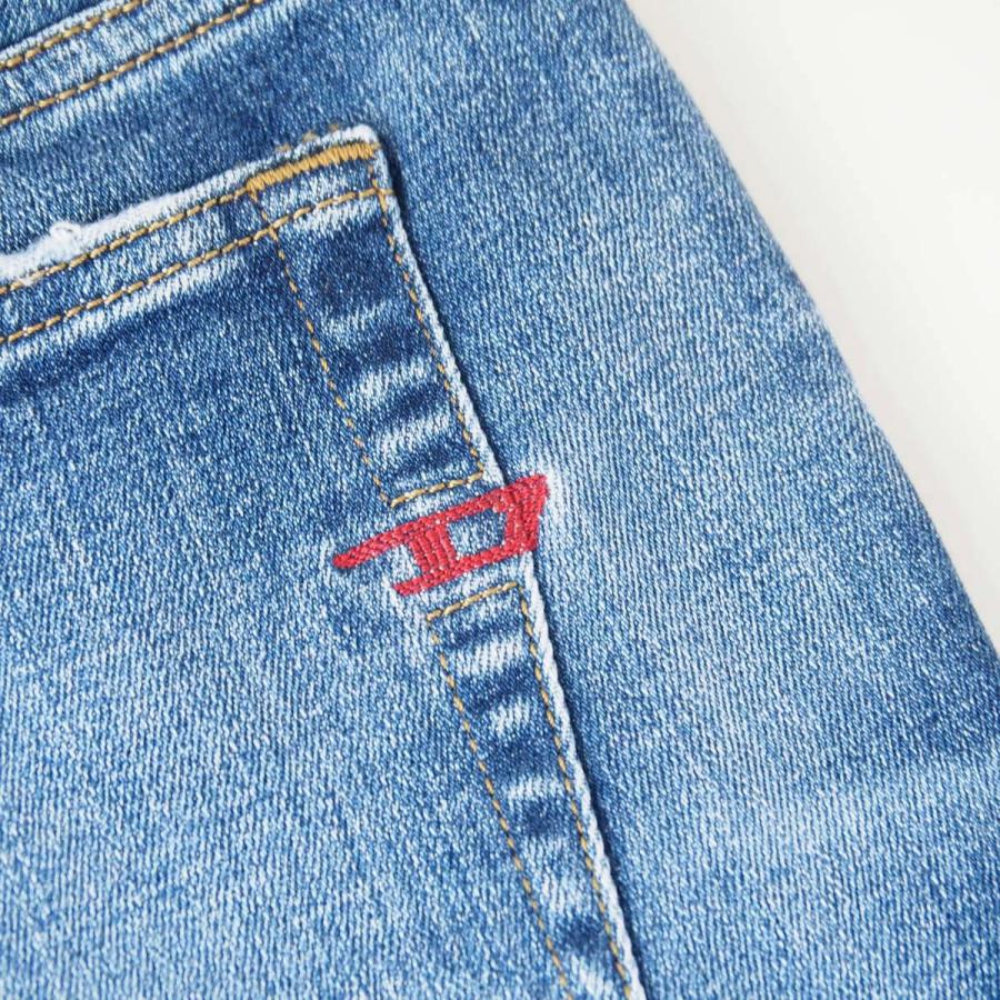 DIESEL（ディーゼル） SLEENKER 09H68 メンズ ダメージ加工 ストレッチ 