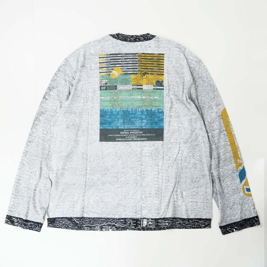 DIESEL（ディーゼル） メンズ ダブルフェイス オーバルD ロンT 長袖 T