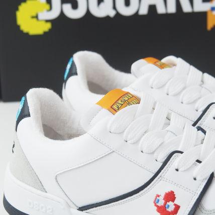 ★送関込み★ DSquared2 パックマン レザースニーカー DSQUARED2 ディースクエアード パックマン コラボ レザー