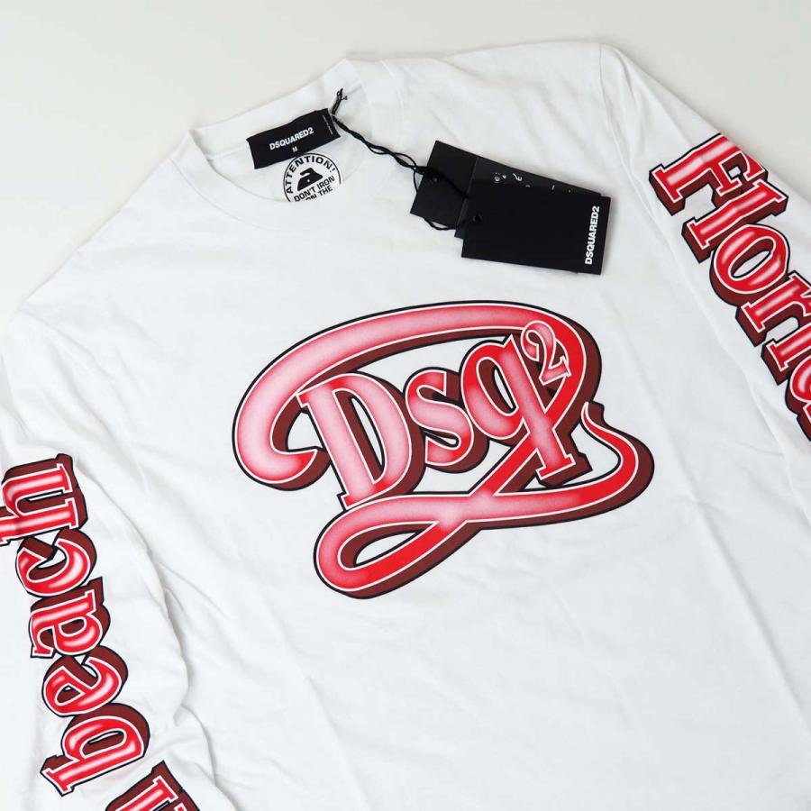 DSQUARED2（ディースクエアード） S71GD1388 メンズ サイド ロゴ 長袖 