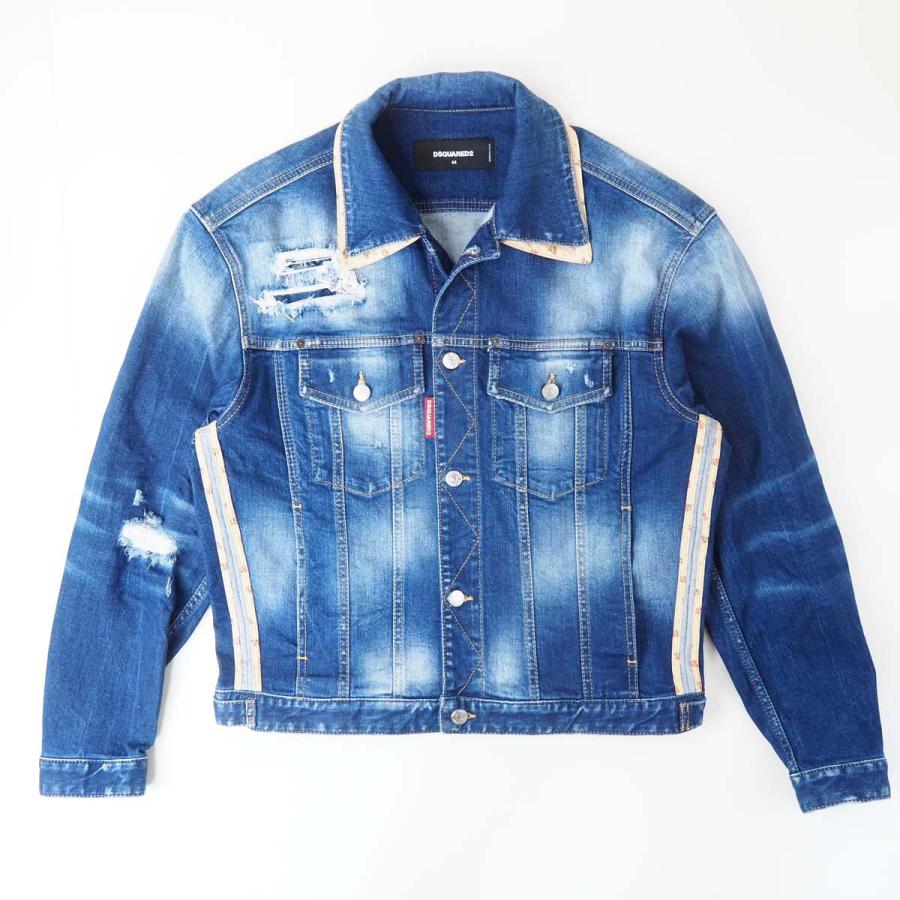 DSQUARED2（ディースクエアード） S74AM1464 ダメージ加工 二枚襟