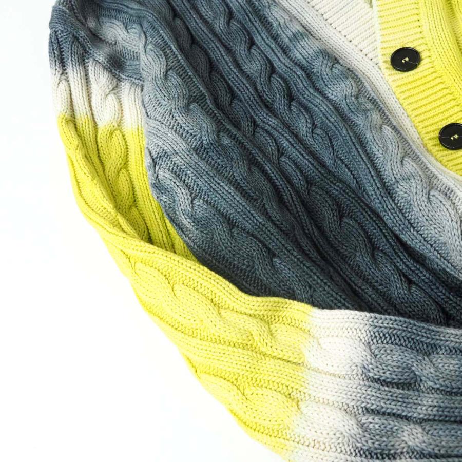 DIESEL（ディーゼル） k-jonny ケーブル編み ダイダイ コットン ニット