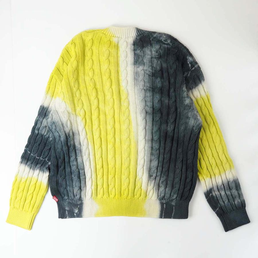 DIESEL（ディーゼル） k-jonny ケーブル編み ダイダイ コットン ニット