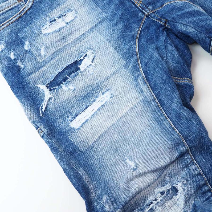 DSQUARED2（ディースクエアード） TIDY BIKER S74LB1438 ダメージ加工
