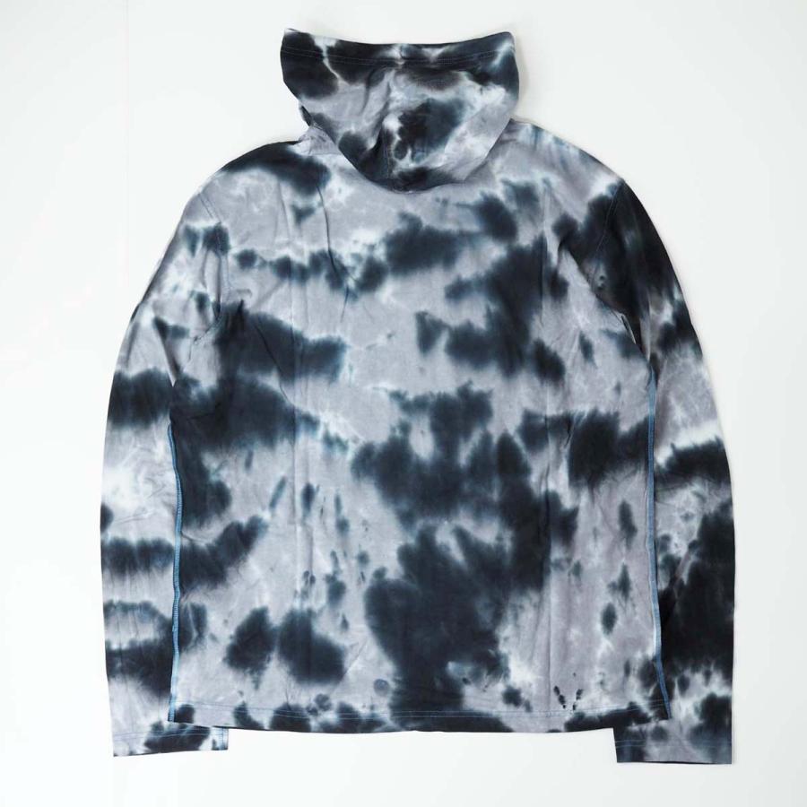 DIESEL（ディーゼル） T-CRANE-LS-HOOD-N1 ブリーチ加工 長袖Tシャツ