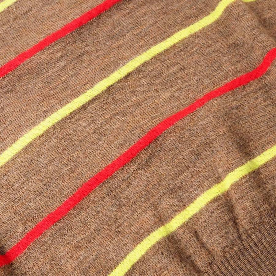 DSQUARED2（ディースクエアード） ストライプ ロゴ クルーネック