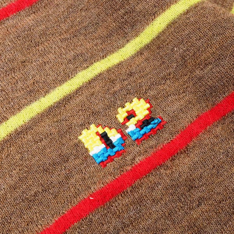 DSQUARED2（ディースクエアード） ストライプ ロゴ クルーネック