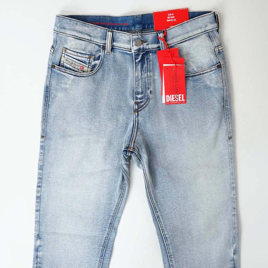 DIESEL（ディーゼル） D-VOCS 9C08L ブーツカット ストレッチ ライト 
