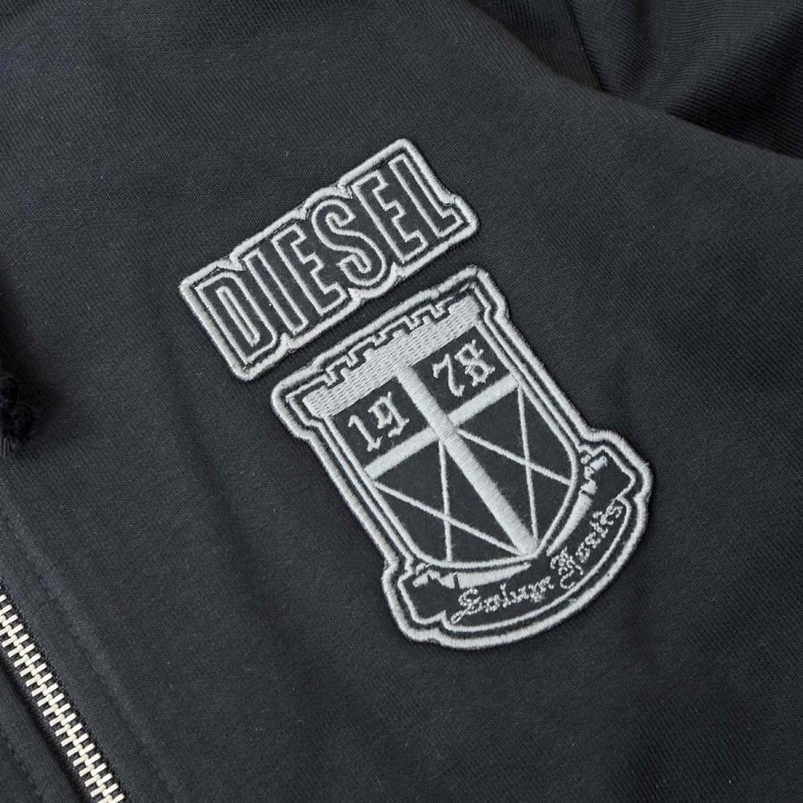 DIESEL ジップパーカー XS DIESEL（ディーゼル） S-GINN-HOOD-ZIP-K10 メンズ ジップアップ