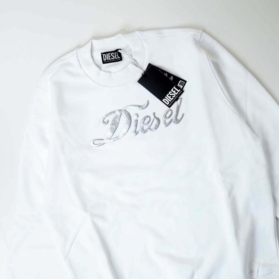DIESEL レディーススウェット DIESEL（ディーゼル） レディース ユニセックス メタリック ロゴ