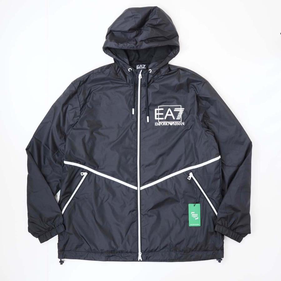 EA7 EMPORIO ARMANI アルマーニ メンズ ロゴ ナイロン フーデッド