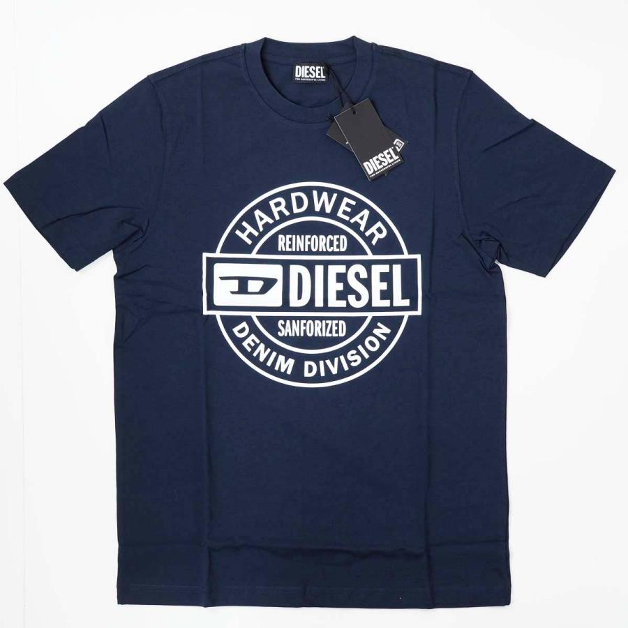 DIESEL（ディーゼル） T-JUST メンズ オーバルD ロゴ クルーネック