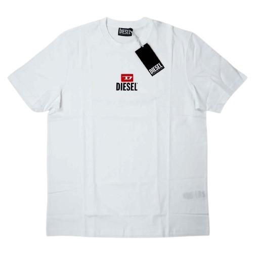DIESEL（ディーゼル） T-JUST-SMALL-NEW LOGO メンズ 半袖 ロゴ T 