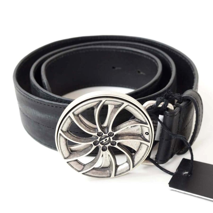 DIESEL（ディーゼル） B-WHEEL メンズ レザー ベルト ホイール