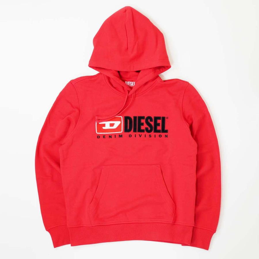 DIESEL（ディーゼル） S-GINN-HOOD-DIV FELPA メンズ ロゴ プリント