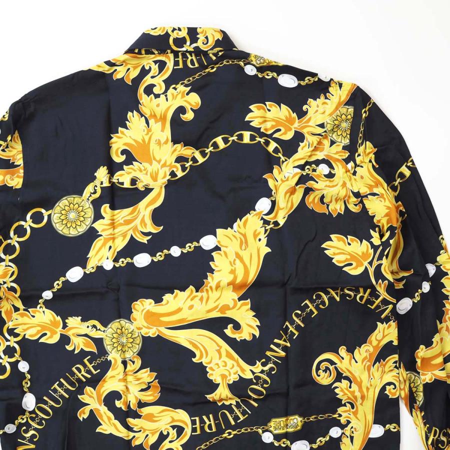 VERSACE JEANS COUTURE ヴェルサーチメンズ バロック チェーン 総柄