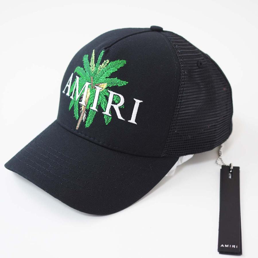 AMIRI（アミリ） メンズ ブランドロゴ 刺繍 メッシュ トラッカー