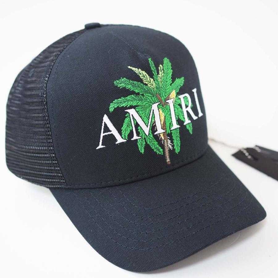 AMIRI（アミリ） メンズ ブランドロゴ 刺繍 メッシュ トラッカー