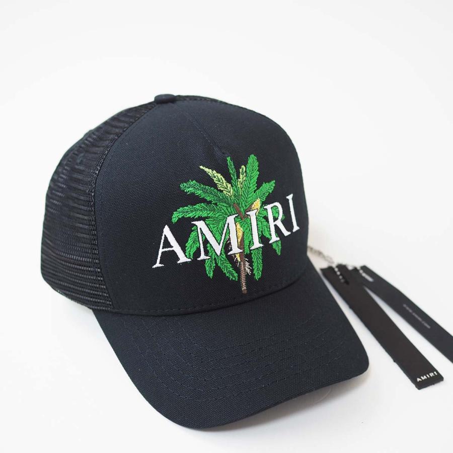 AMIRI（アミリ） メンズ ブランドロゴ 刺繍 メッシュ トラッカー