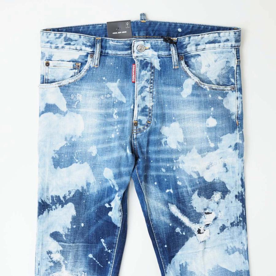 メンズ DSQUARED2 cool guy jeans ブリーチデニム