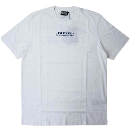 DIESEL ディーゼル T-JUST-L4 メンズ バック ロゴ プリント 半袖 Tシャツ | DIESEL | 02