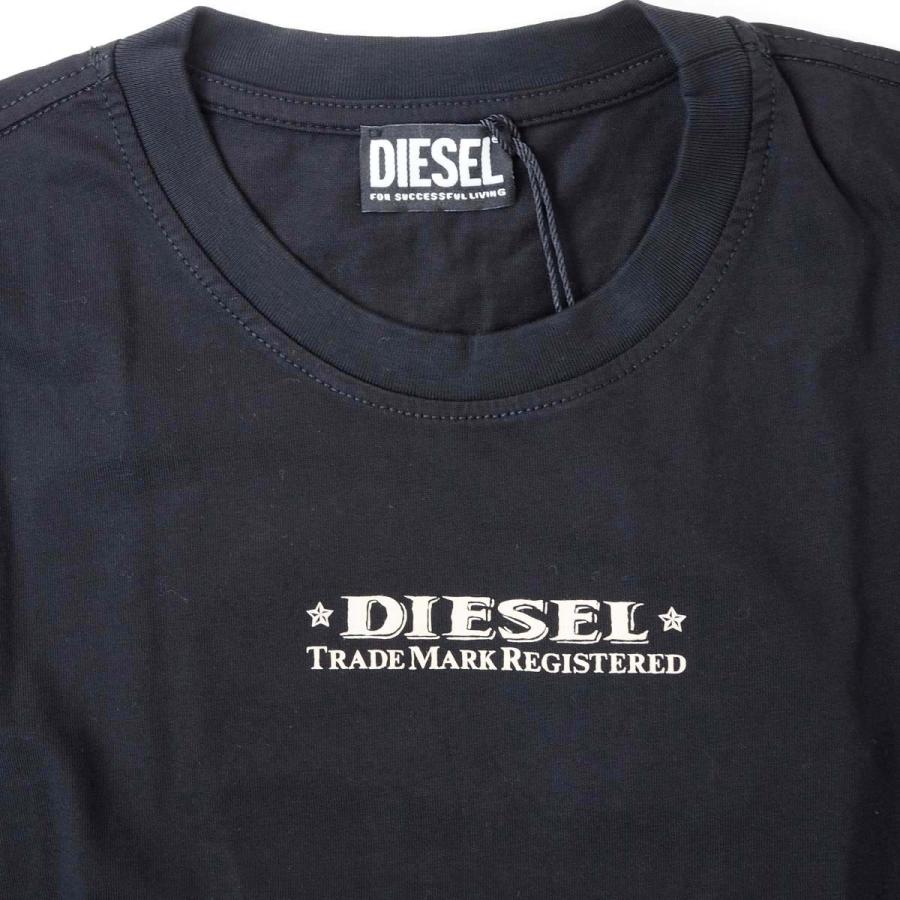 DIESEL ディーゼル T-JUST-L4 メンズ バック ロゴ プリント 半袖 Tシャツ | DIESEL | 08