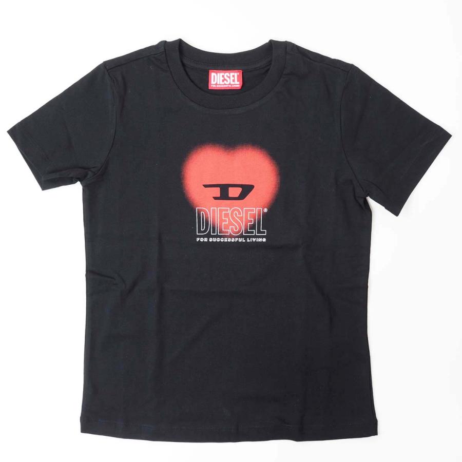 DIESEL ハートロゴ 半袖Tシャツ DIESEL（ディーゼル） 大人もOK！新品 キッズ レディース ハートロゴ
