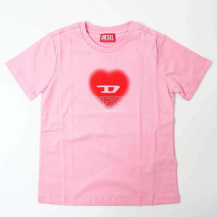 DIESEL ハートロゴ 半袖Tシャツ DIESEL（ディーゼル） 大人もOK！新品 キッズ レディース ハートロゴ