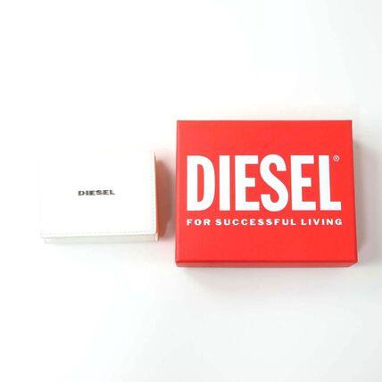 DIESEL（ディーゼル） メンズ メタルロゴ 三つ折り コンパクト