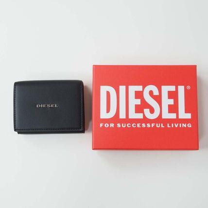 DIESEL（ディーゼル） メンズ メタルロゴ 三つ折り コンパクト