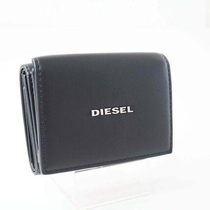 DIESEL（ディーゼル） メンズ メタルロゴ 三つ折り コンパクト