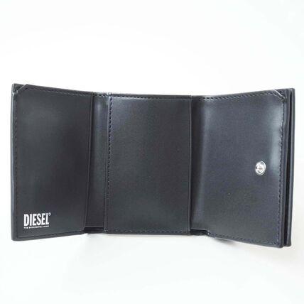 DIESEL（ディーゼル） メンズ メタルロゴ 三つ折り コンパクト