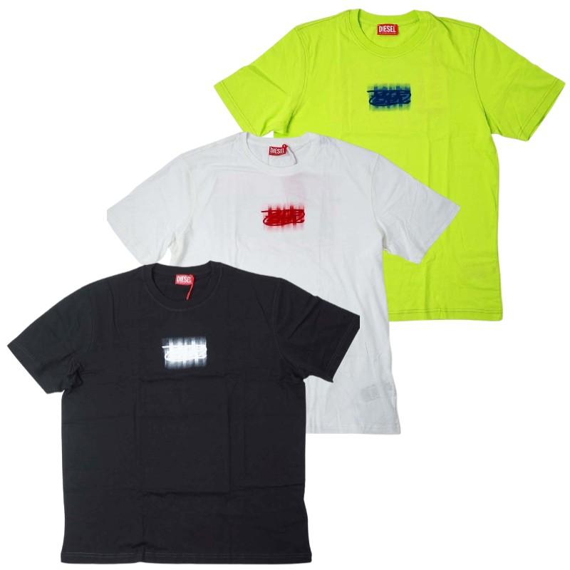 DIESEL ディーゼル T-JUST-N4 メンズ ロゴ プリント 半袖 Tシャツ | DIESEL