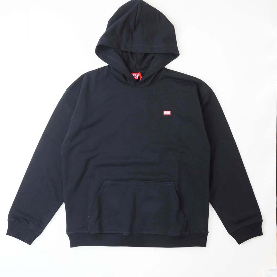 DIESEL ディーゼル S-BOXT-HOOD-R11 メンズ バックロゴ フーディー パーカー | DIESEL | 01