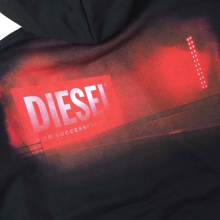 DIESEL ディーゼル S-BOXT-HOOD-R11 メンズ バックロゴ フーディー パーカー | DIESEL | 02