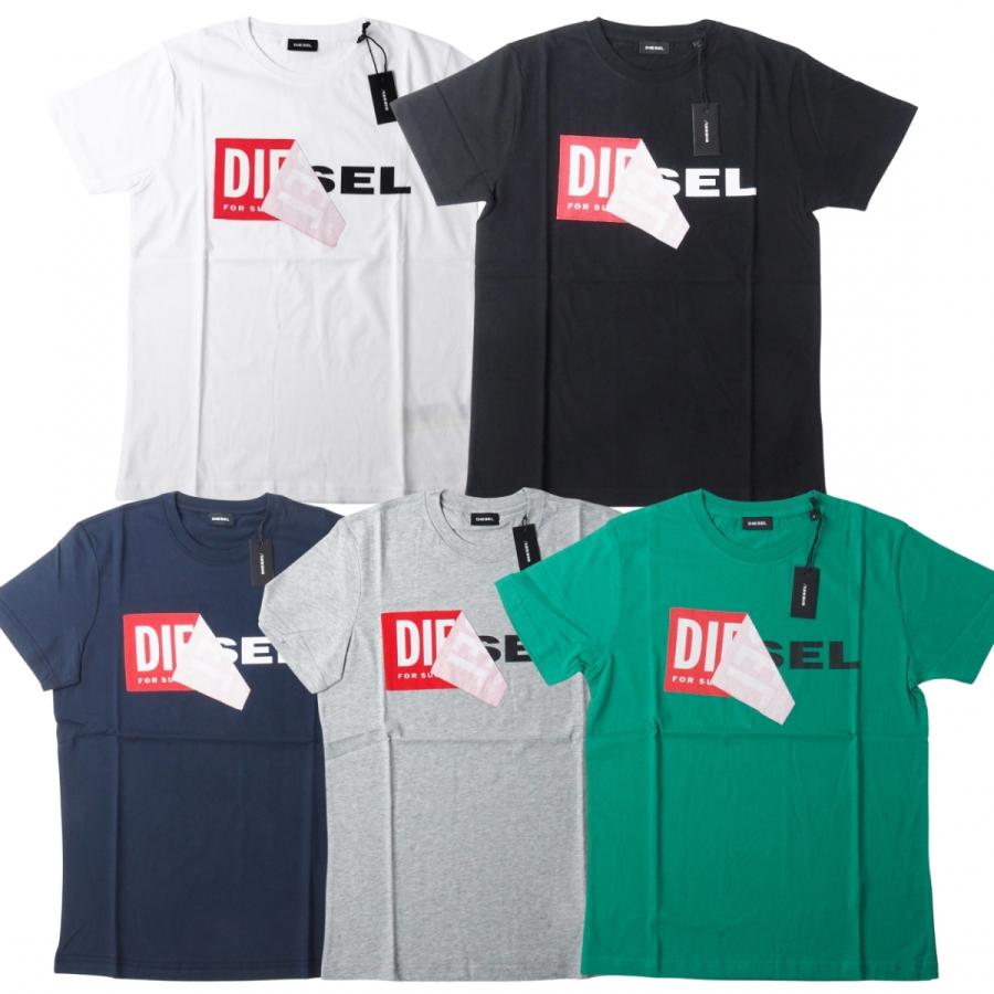 あすつく】 DIESEL ディーゼル T DIEGO-QA 新旧 ブランド ロゴ クルー