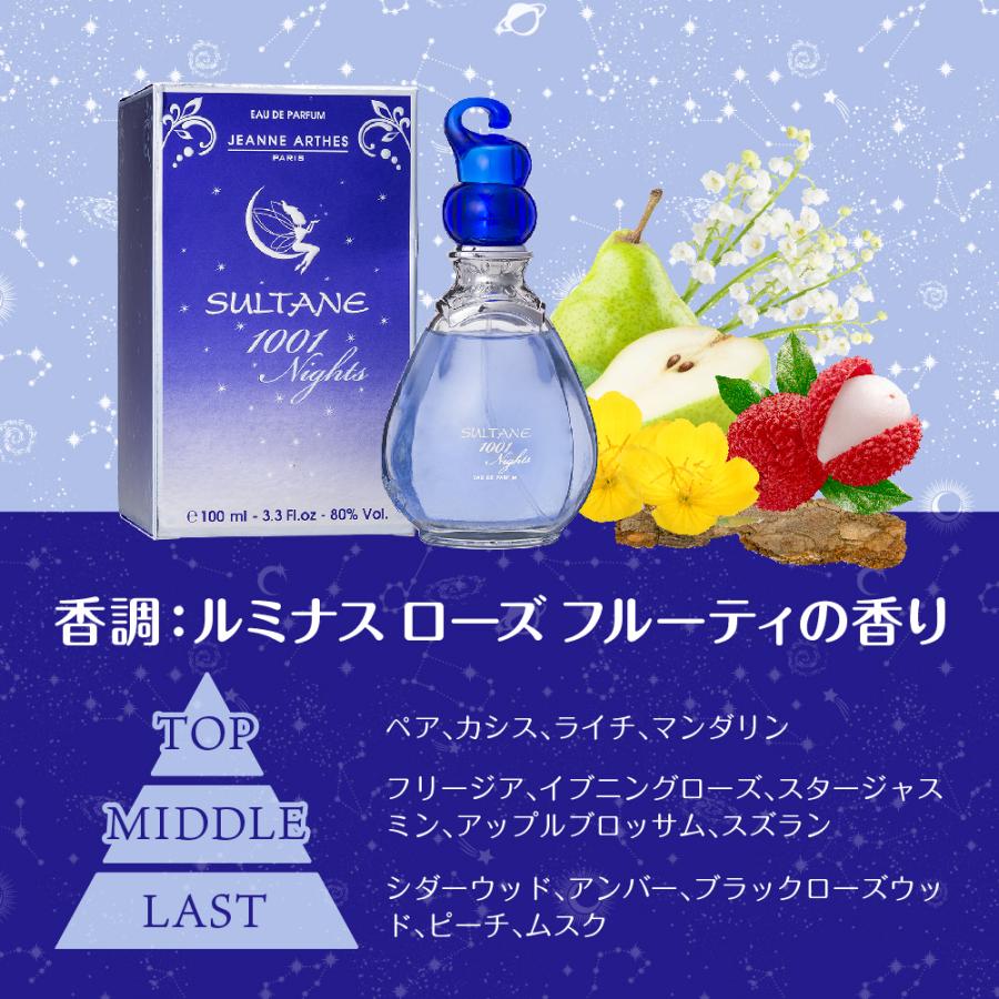 香水 ユニセックス フランス 正規品 ジャンヌ・アルテス　スルタンナイト オードパルファム　100ml｜fitsonlinestore｜03