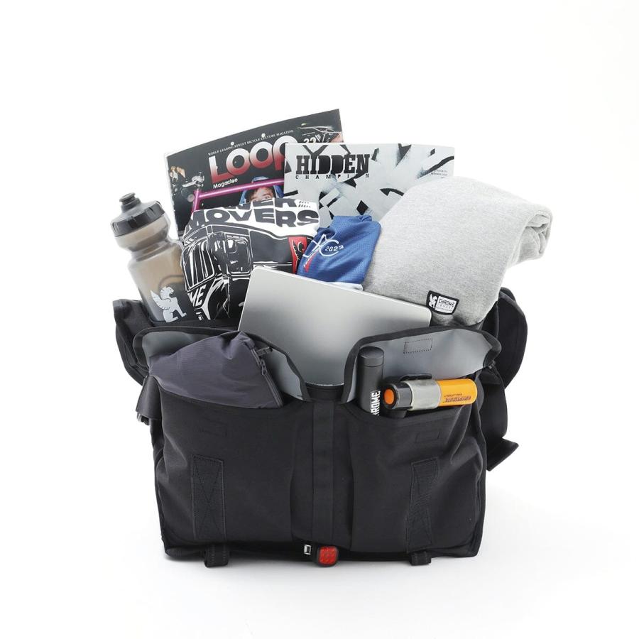 【CHROME】クロームCTZメッセンジャーバッグ 24L 黒 CHROME（クローム） CTZ 24L MESSENGER - BLACK BG380BK : FIT TWO