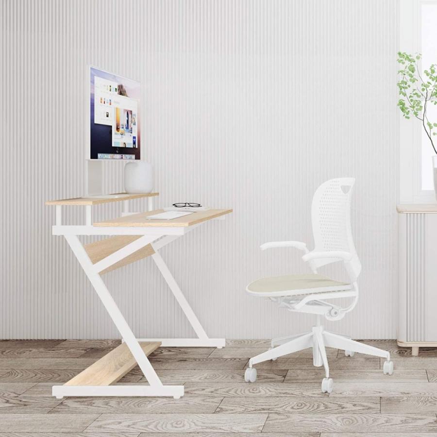 FITUEYES パソコンデスク ゲーミングデスク PCデスク 卓上ラック付き  