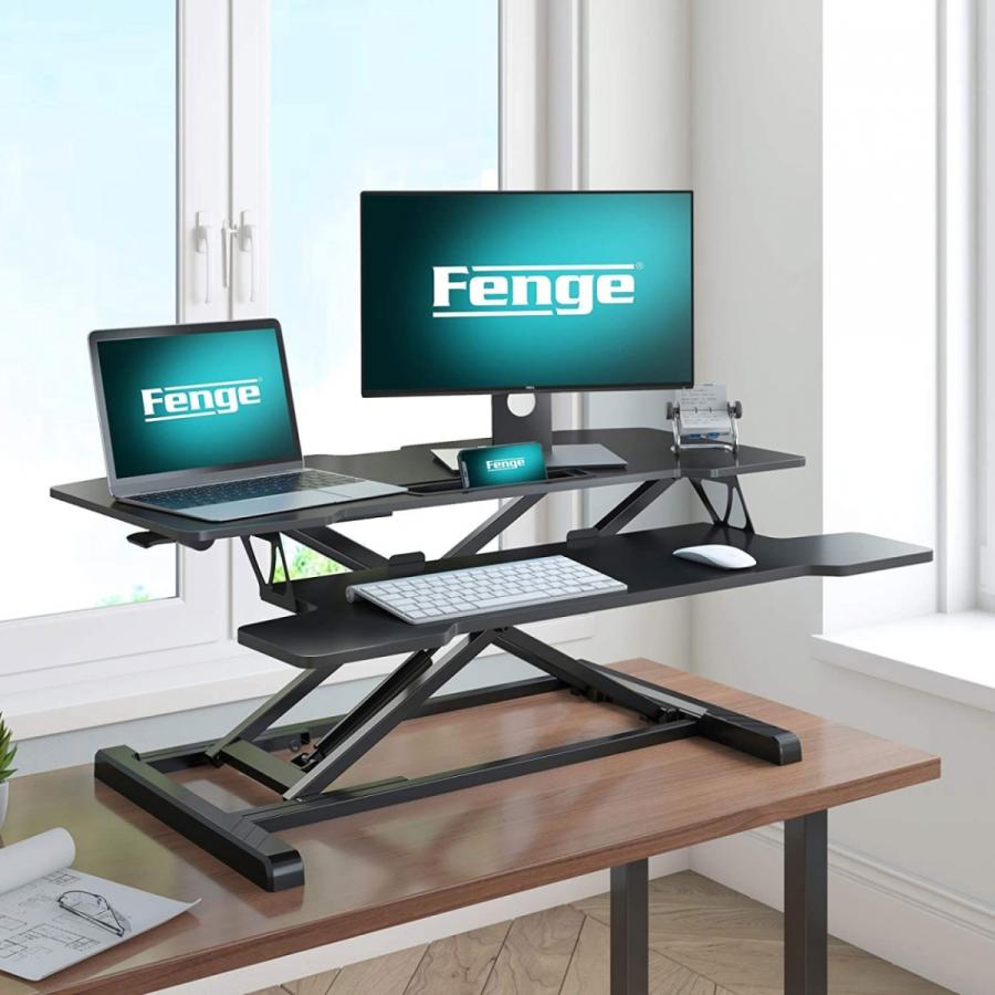 Fenge スタンディングデスク 高さ調整可 昇降式デスク オフィスワーク 