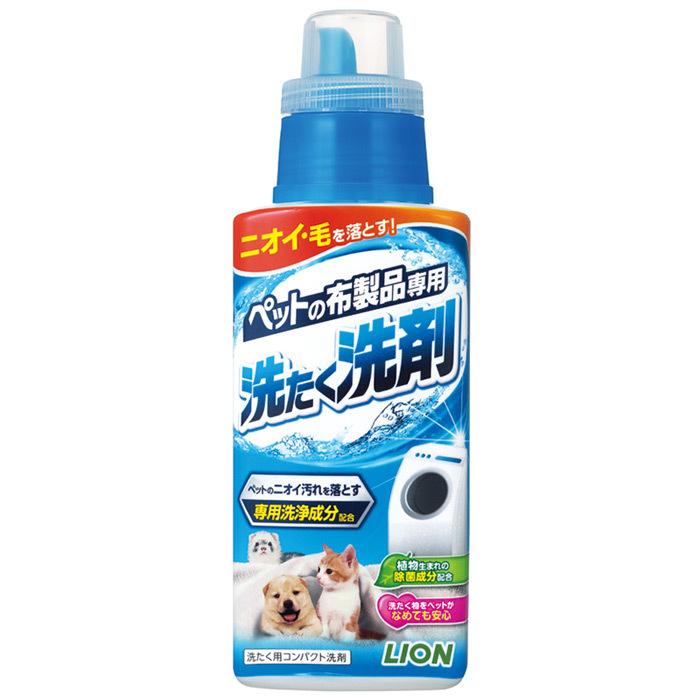 ペットの布製品専用 洗濯洗剤 犬・猫・小動物 本体 400g 1個 ライオン商事｜five-1