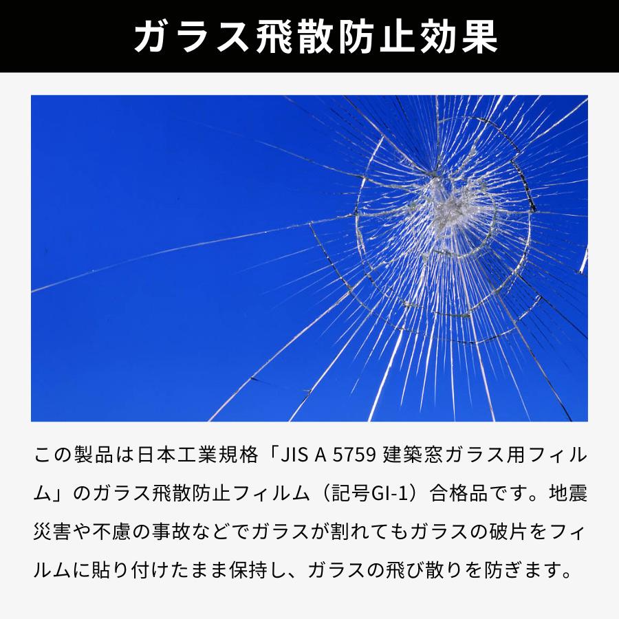 透明 遮熱フィルム 92×200cm UVカット 紫外線カット 飛散防止 屋内用