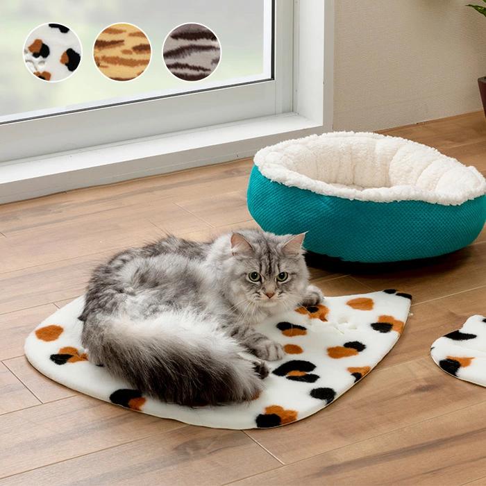 おくだけ吸着 ねっころマット 日本製 猫型 かわいい ペット 洗濯できる 丸洗い 床暖房対応 ミケ 三毛猫 茶トラ キジトラ Nekkoro ペットガーデン紀三井寺 通販 Yahoo ショッピング