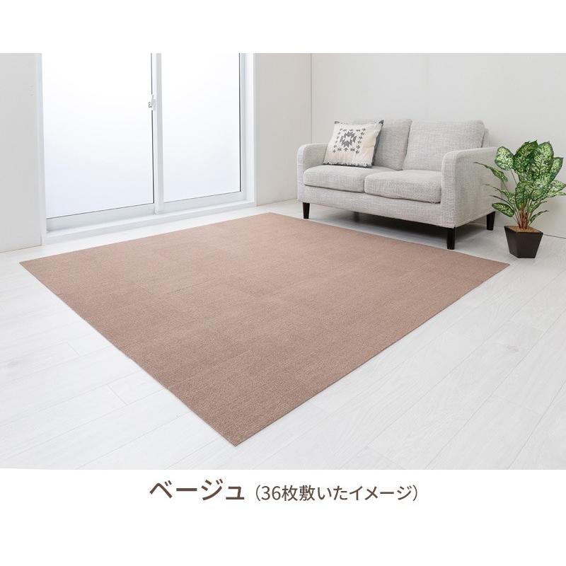 おくだけ吸着 吸着撥水プレミアムマット ループ 30×30cm　同色100枚入 犬用カーペット | サンコー | 10